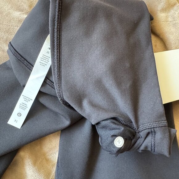 NWT Lululemon Wunder Under Luon High Rise Tights, 25'' Length, Black, Size 14 - Picture 16 of 16